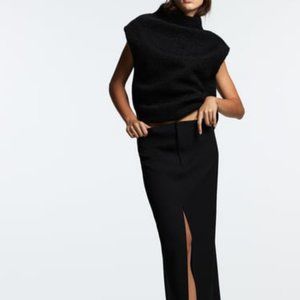 ZARA WOMEN TOP BLACK XL NWT